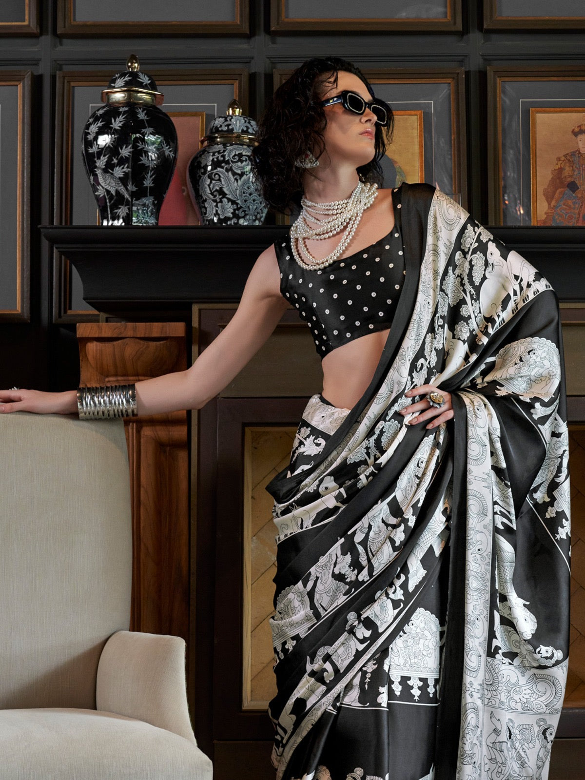 Royal Crepe Saree
