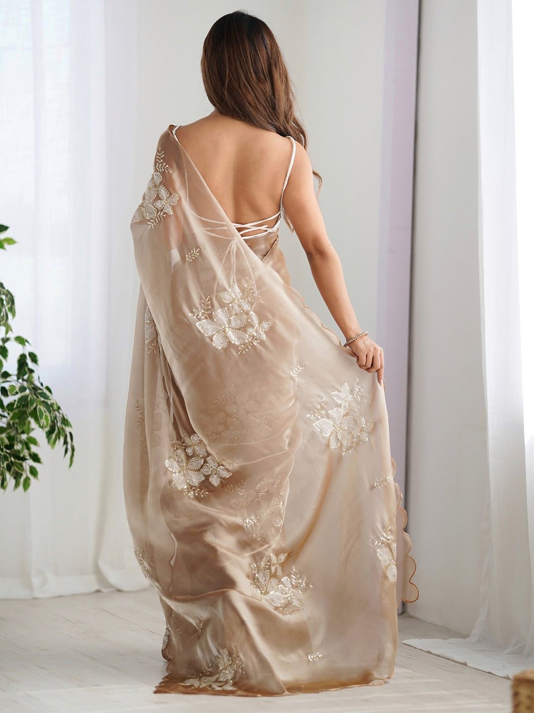 Organza Vivid Luxe Saree