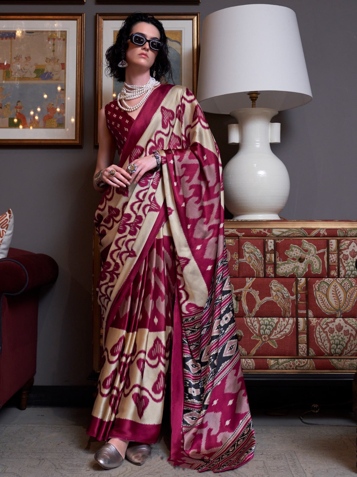 Royal Crepe Saree