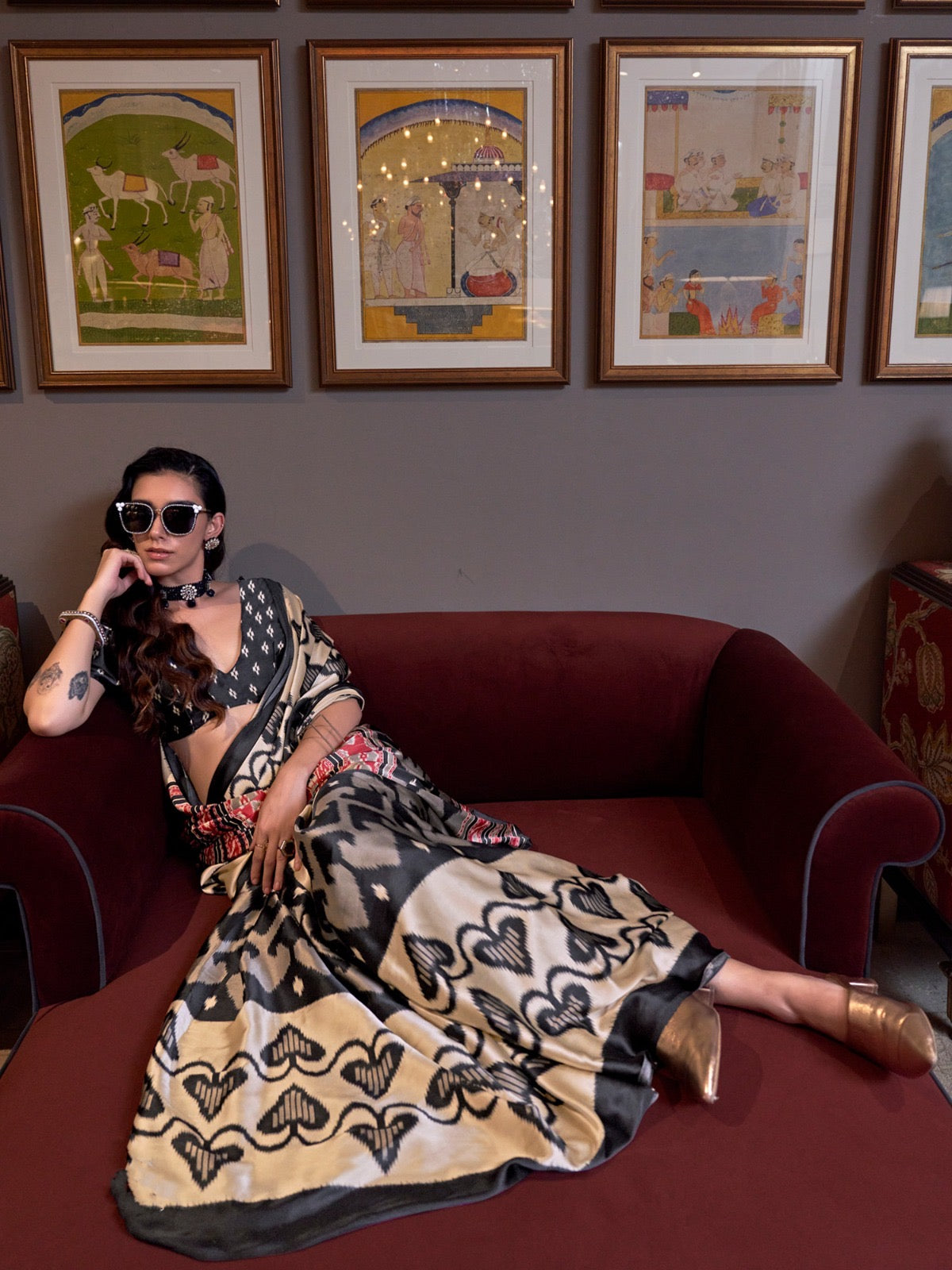 Royal Crepe Saree
