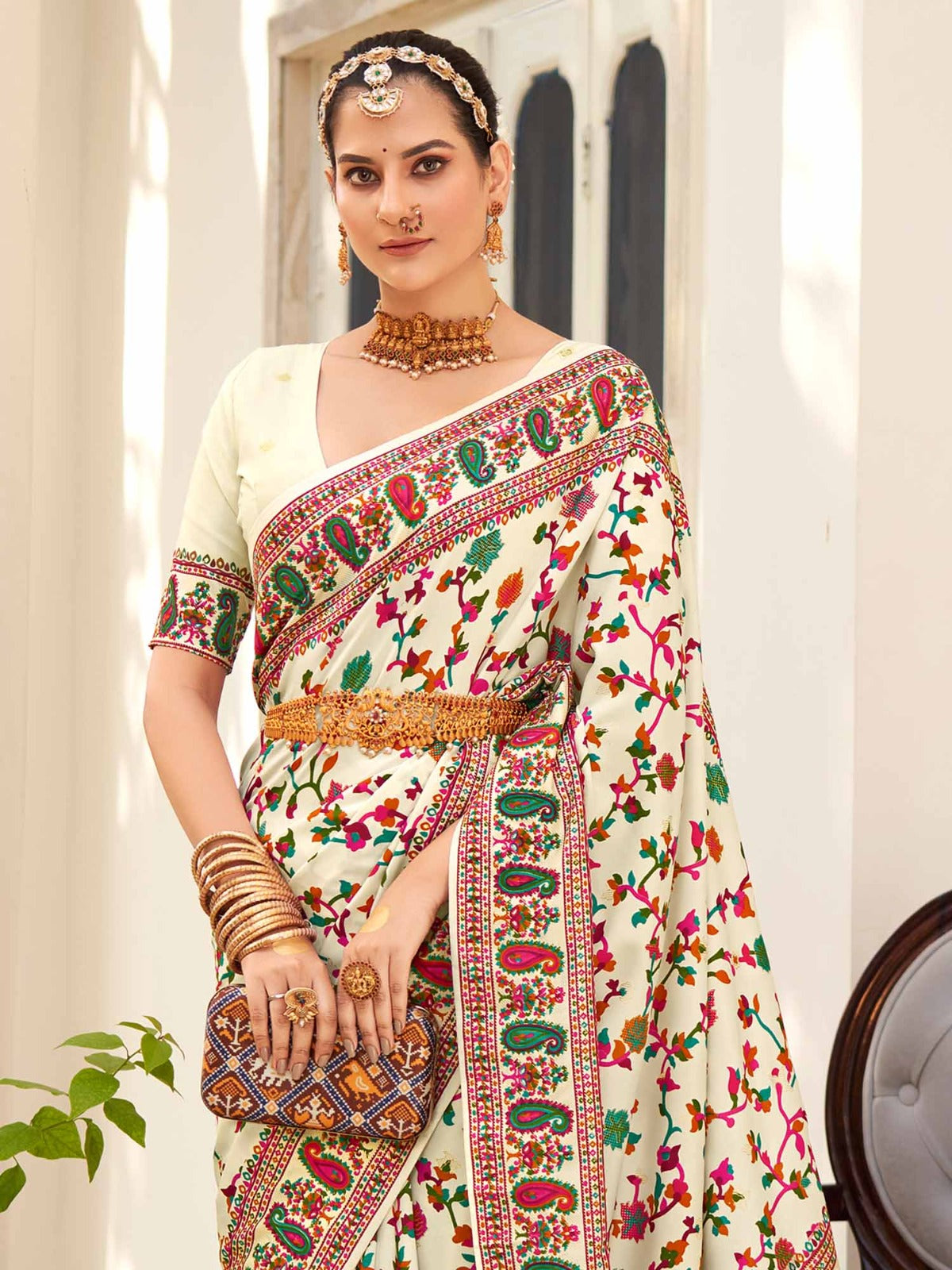 Maharani collection Bagh Saree