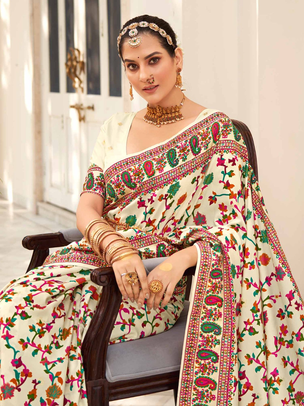 Maharani collection Bagh Saree