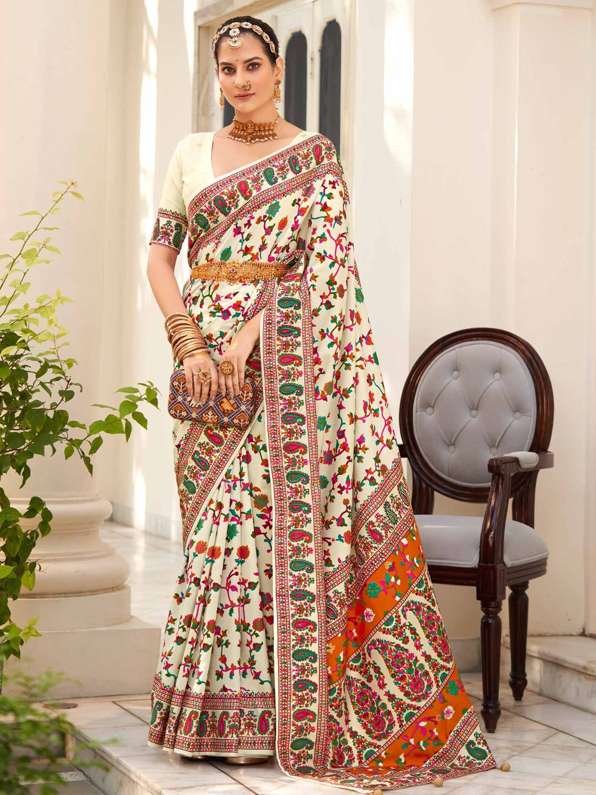 Maharani collection Bagh Saree