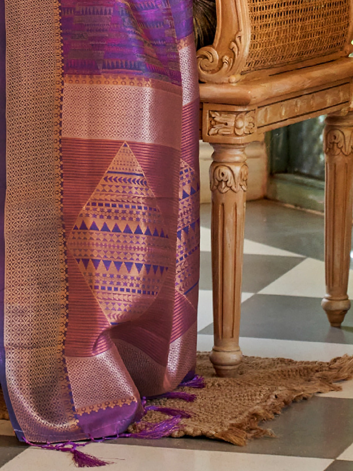 Woven Design Zari Organza Banarasi Saree