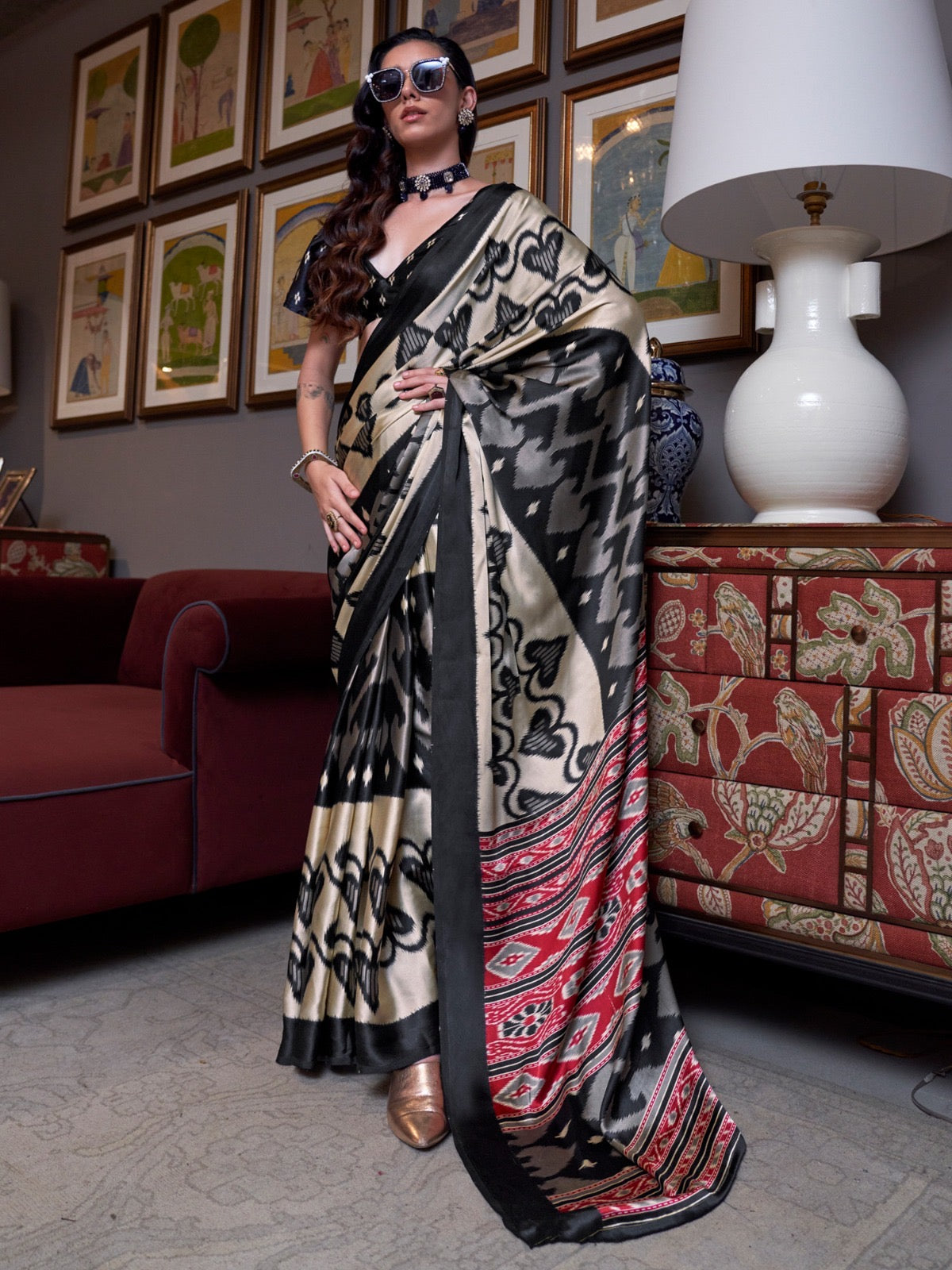 Royal Crepe Saree