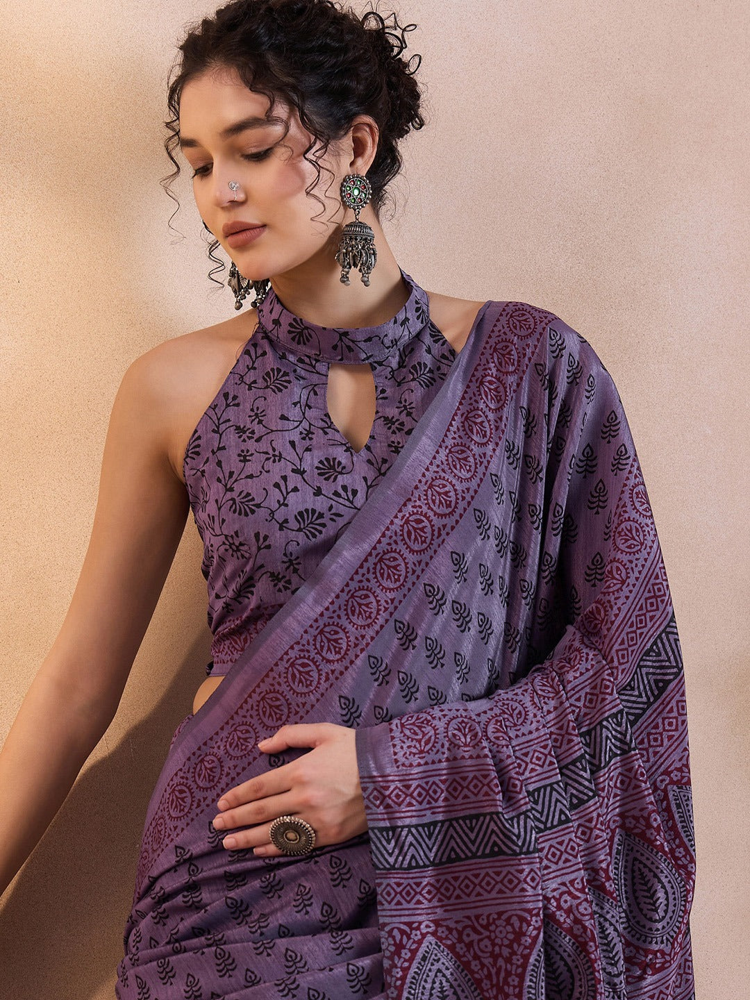 Ethnic Motifs Bagh Saree