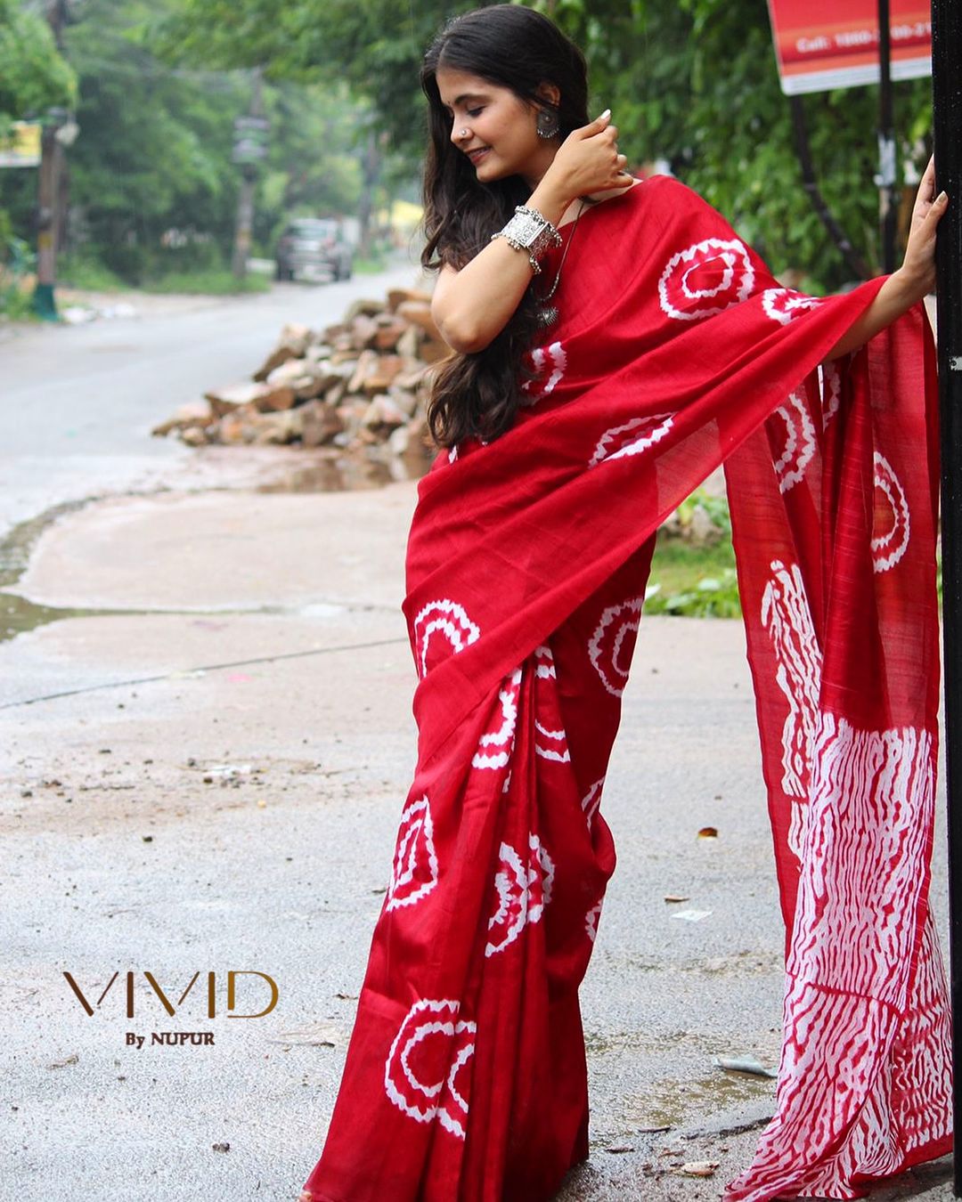 Block Print Saree