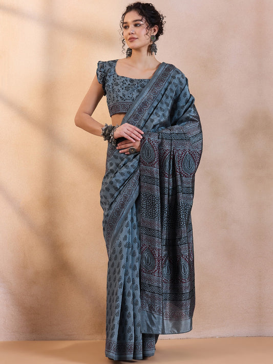 Ethnic Motifs Bagh Saree