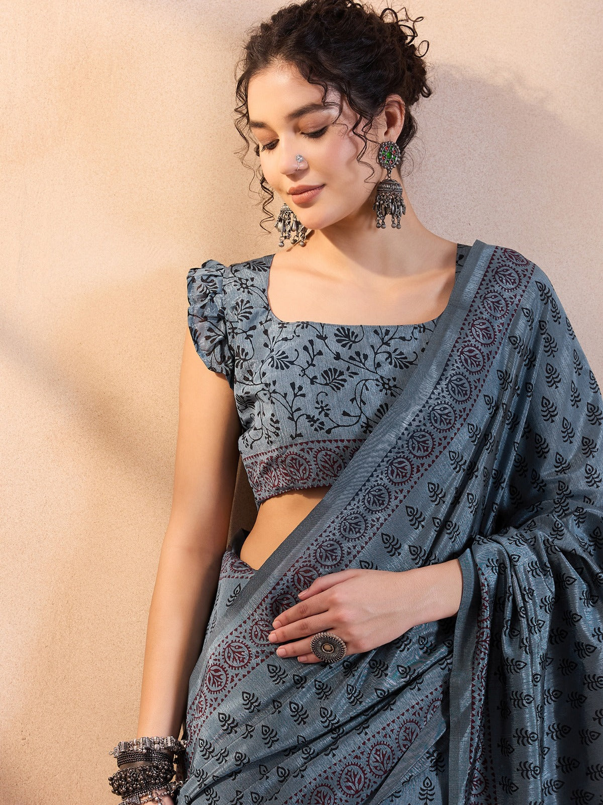 Ethnic Motifs Bagh Saree