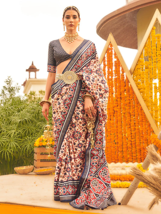 Timeless Ikat Saree